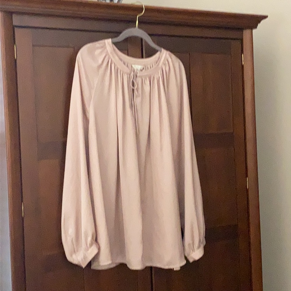 Lucky Brand satin blouse